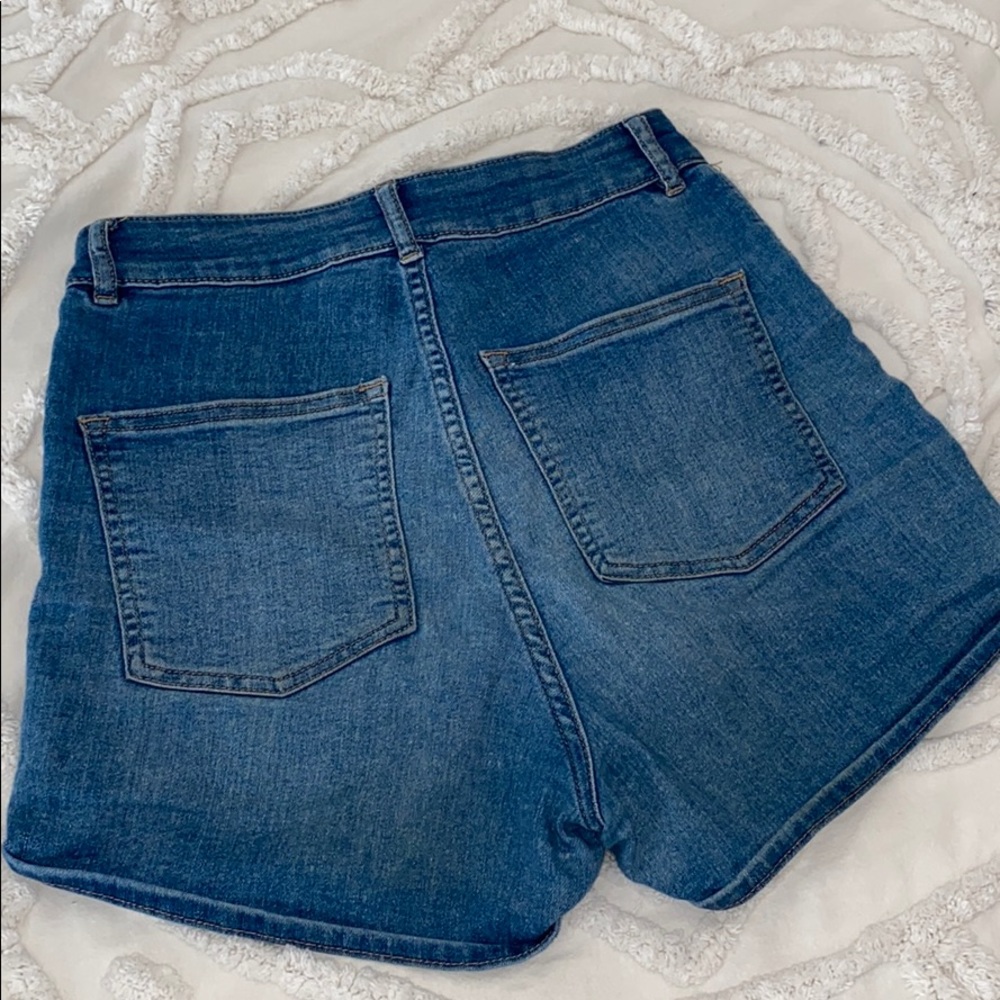 High Waisted Denim Shorts